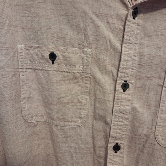 Flag and Anthem Button Down Dress Shirt Mens Size XXL - Picture 3 of 11